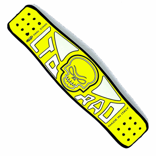 Footstrap Rad Skull Wave Pro Yellow