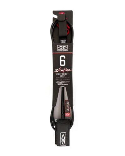 LEASH SLIM LINE OCEAN EARTH 6FT - Imagen 2