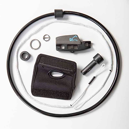 THE SENTRY CLAM CLEAT SET + FLAGGING LINE W/ TUBE